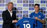 James đã hoàn tất thủ tục gia nhập Everton