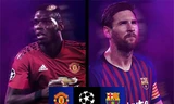 M.U gặp Barca ở tứ kết Champions League.