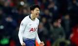 Son Heung Min ăn mừng bàn thắng trước Watford