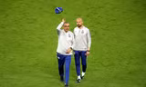 HLV Maurizio Sarri nổi giận rời sân tập của Chelsea.