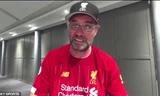 HLV Jurgen Klopp bật khóc vì hạnh phúc.