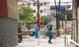 Phong toả ngõ có ca nhiễm COVID-19 ở quận Bắc Từ Liêm 
