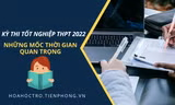 Kỳ thi Tốt nghiệp THPT năm 2022: Những mốc thời gian quan trọng mà các sĩ tử cần lưu ý