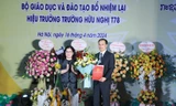 Công bố quyết định bổ nhiệm lại Hiệu trưởng Trường Hữu Nghị T78