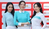 Top 3 Hoa hậu Việt Nam 2022 khoe sắc tại Tiền Phong Golf Championship