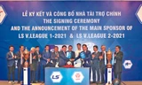 Thành công của mùa giải 2020 giúp V-League tiếp tục giữ chân nhà tài trợ thêm 3 năm. Ảnh: Anh Tú