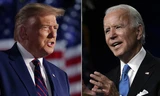 Tổng thống Mỹ Donald Trump (trái) và đối thủ Joe Biden. Ảnh: Getty Images