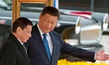 Tổng thống Philippines Rodrigo Duterte và Chủ tịch Trung Quốc Tập Cận Bình. Ảnh: Philstar.