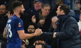 Màn trình diễn ấn tượng của Olivier Giroud đang đem đến sự khó xử dành cho HLV Lampard. Ảnh: Getty.