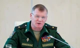 Người phát ngôn Quân đội Nga, Thiếu tướng Igor Konashenkov phát biểu trong buổi họp báo ở thủ đô Moskva