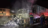 Cháy xe đầu kéo trên đường ven biển Hà Tĩnh, 1 người chết 