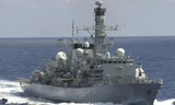 Tàu khu trục HMS Richmond của Hải quân Hoàng gia Anh. Ảnh: SCMP 