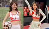 Hotgirl đại diện tuyển Bỉ trong "Nóng cùng World Cup 2022" là gương mặt TikToker quen thuộc
