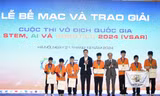 Cơn mưa giải thưởng tại Chung kết Cuộc thi Vô địch Quốc gia STEM, AI và Robotics 2024