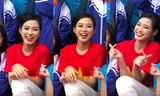 Teen chụp Hoa hậu Đỗ Thị Hà về trường giao lưu, ai nấy đều trầm trồ: "Đẹp không góc chết!"