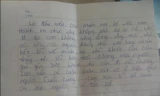 Xót xa lá thư tuyệt mệnh của nữ sinh lớp 8: "Chỉ là do con không xứng đáng"