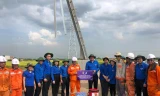Tuổi trẻ Thái Bình, Thanh Hóa, Ninh Bình tham gia hỗ trợ xây dựng đường dây 500kV mạch 3