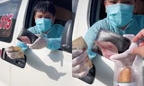 Clip "mua bánh mì" khiến cộng đồng mạng cảm động bởi tình người trong mùa dịch