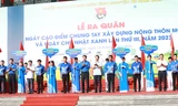 Ra quân Ngày cao điểm “Tình nguyện chung tay xây dựng nông thôn mới" tại Ninh Bình