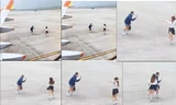 Cục Hàng không vào cuộc xác minh đoạn clip 2 bạn trẻ nán lại để quay video giữa sân bay