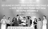 Bổ sung Vitamin A bằng hạt nêm