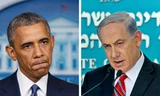 Tổng thống Mỹ Barack Obama và Thủ tướng Israel Benjamin Netanyahu. Ảnh: Reuters