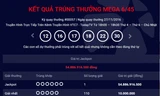 Thông báo kết quả quay thưởng trên website Vietlott ngày 27/11. Ảnh chụp màn hình