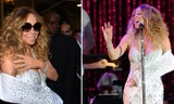 Mariah Carey bị băng bó vẫn biểu diễn cực 'sung'