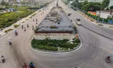 Cầu vượt bị 'bỏ quên' trên đại lộ nghìn tỷ ở Hà Nội