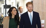 Vợ chồng hoàng tử Harry và Meghan. (Ảnh: AP)