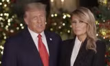 Vợ chồng Tổng thống Mỹ Donald Trump trong video gửi thông điệp Giáng sinh