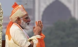 Thủ tướng Ấn Độ Narendra Modi trong ngày lễ Độc lập. (Ảnh: NDTV)