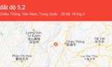 Vị trí xảy ra trận động đất