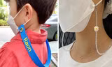 Bắt “trend” móc dây đeo cho khẩu trang ở Hàn Quốc, hội não cá vàng từ nay chẳng lo rơi mất