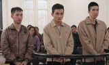 Các bị cáo tại tòa.