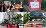 Dân chung cư rầm rộ băng rôn phản đối 'chiêu' cắt điện, cắt nước của chủ đầu tư