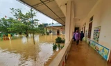 Hàng trăm trường học ở Nghệ An - Hà Tĩnh cho học sinh nghỉ do mưa lụt