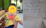 Bé 4 tháng bị bỏ rơi dưới hiên ki ốt kèm tờ giấy ‘xin lỗi con’