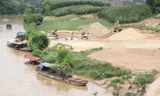 Nghệ An: Một ngày 44 quyết định xử phạt doanh nghiệp khai thác cát sỏi