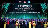 Công ty dịch vụ bảo vệ Hoa Sen nhận giải thưởng Sao Vàng đất Việt 2024