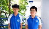 Ngô Quý Đăng (cậu học sinh đứng bên phải). Ảnh: Trường Archimedes