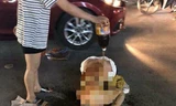 Hình ảnh nạn nhân bị lột đồ, đổ nước mắm và ớt bột giữa phố