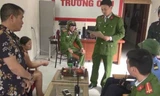 Kiểm tra hoạt động cho vay nặng lãi. Ảnh: Công an Thanh Hóa cung cấp