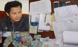 Công an Thanh Hoá bắt quả tang đối tượng cho vay nặng lãi