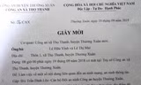 Công an Thanh Hóa bác tin làm việc với người đưa chuyện lạm thu