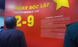 Trưng bày chuyên đề "Ngày độc lập 2/9" khai mạc sáng 18/8. Ảnh: NGUYÊN KHÁNH