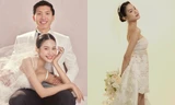 Phát hiện điểm chung thú vị trong các mẫu váy cưới của vợ Đoàn Văn Hậu