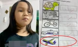 Bé gái lớp 3 bị trừ điểm bài kiểm tra vì một câu trả lời mà dân mạng đều bảo “rất hợp lý”
