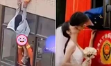 Anh lính cứu hỏa cứu cô gái thất tình định nhảy lầu, 3 tháng sau cưới luôn cô ấy