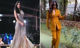 Năm mới, Hoa hậu Hoàn vũ 2021 Harnaaz Sandhu biểu diễn lại dáng catwalk lắc người đỉnh cao